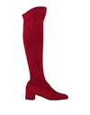 L'AUTRE CHOSE L' AUTRE CHOSE WOMAN BOOT GARNET SIZE 7 SOFT LEATHER