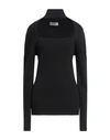 Ambush Woman Turtleneck Black Size M Viscose, Polyamide, Elastane In Black