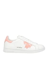 DSQUARED2 DSQUARED2 WOMAN SNEAKERS WHITE SIZE 7 CALFSKIN