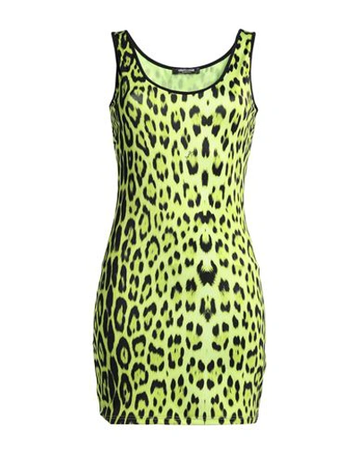Roberto Cavalli Woman Cover-up Lime Green Size M Polystyrene, Elastane