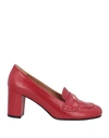 Roberto Festa Woman Loafers Brick Red Size 11 Soft Leather