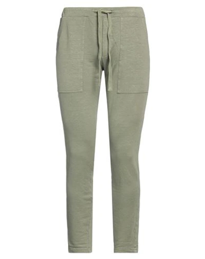Authentic Original Vintage Style Man Pants Military Green Size Xl Linen, Cotton, Elastane