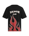 Heron Preston Man T-shirt Black Size Xl Cotton, Polyester
