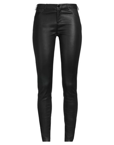 Arma Woman Pants Black Size 14 Lambskin