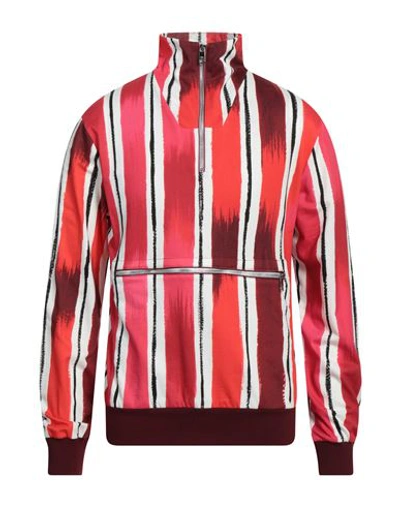 Dolce & Gabbana Man Sweatshirt Red Size 46 Cotton, Elastane