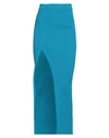 Eleonora Gottardi Woman Maxi Skirt Azure Size L Viscose, Polyester In Blue
