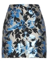 Boutique Moschino Woman Mini Skirt Beige Size 6 Cotton, Polyester, Polyamide In Beige