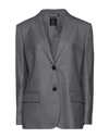 Agnona Woman Suit Jacket Grey Size 4 Wool