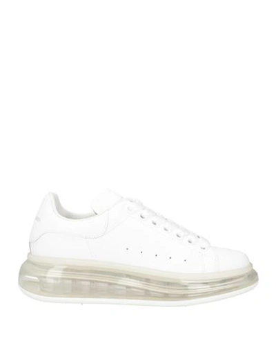 Alexander Mcqueen Woman Sneakers White Size 8 Soft Leather
