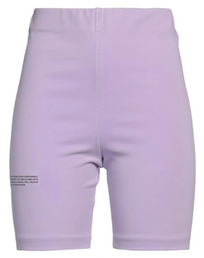 Pangaia Woman Leggings Lilac Size M Cotton, Roica In Purple