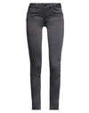 Liu •jo Woman Jeans Charcoal Size 30w-30l Cotton, Polyester, Elastane In Grey