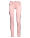 Liu •jo Woman Pants Pink Size 25w-28l Cotton, Polyester, Elastane