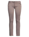 Liu •jo Woman Jeans Khaki Size 29w-30l Cotton, Polyester, Elastane In Beige
