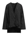 Maria Calderara Woman Shirt Black Size 2 Polyester In Black