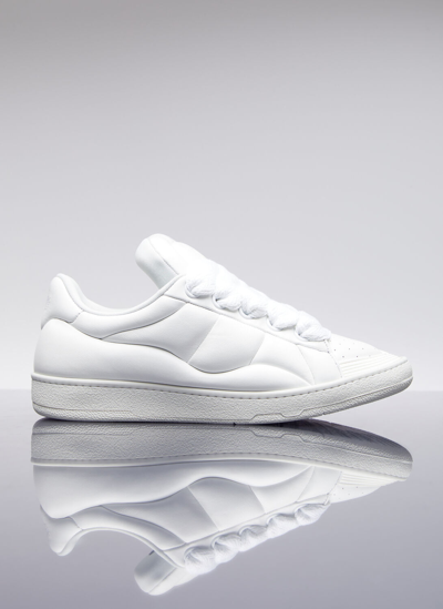 Lanvin Curb Xl Low Top Trainers In White