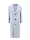 Ami Alexandre Mattiussi Ami Paris Single-breasted Coat In Blue