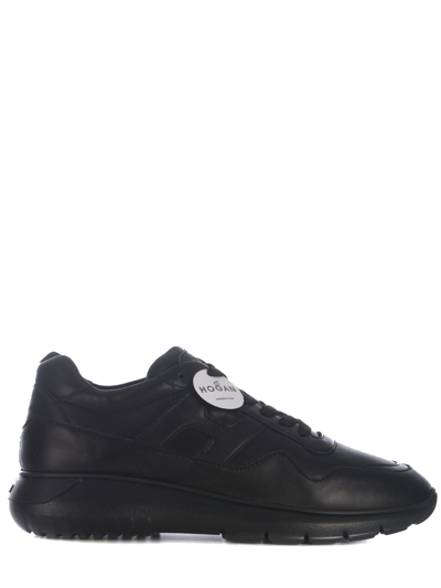 Hogan Sneakers  Interactive³ In Leather In Nero