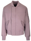 Y-3 Purple Legacy Bomber Jacket In Violet