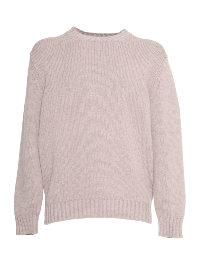 Kangra Cashmere Kangra Man Sweater Beige Size 50 Cashmere In Pink