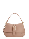 Furla Flow Handbag In Beige
