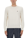 Vivienne Westwood Jersey With Logo In Avorio