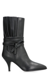 DSQUARED2 LEATHER ANKLE BOOTS