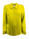 P.a.r.o.s.h Shiny Shirt In Verde Acido