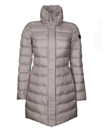 Peuterey Sobchak Down Jacket With High Neck Beige Colour In Beis