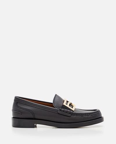 Fendi Ff Calf Loafer In Black