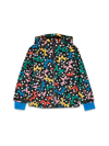 Stella Mccartney Starburst-print Padded Hooded Jacket In Multicolor