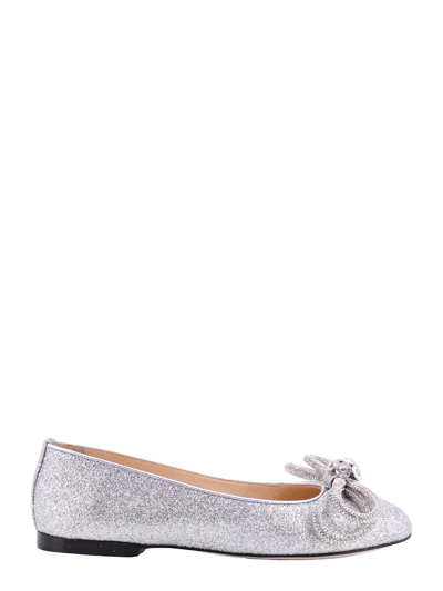 Mach & Mach Ballerinas In Silver