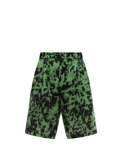 Dsquared2 Camouflage-print Bermuda Shorts In Green