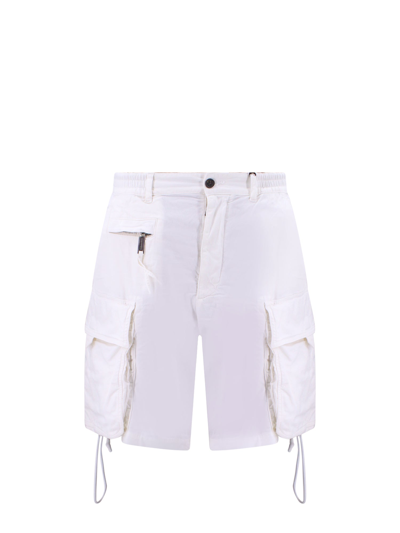 DSQUARED2 COTTON BERMUDA SHORTS WITH MAXI POCKETS