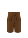 COSTUMEIN LYOCELL BERMUDA SHORTS WITH PINCES