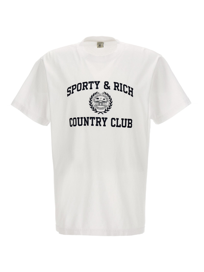 Sporty And Rich Country Club T-shirt White