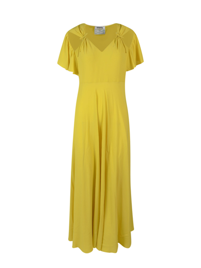 Vivetta Dress In Yellow