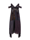 Marine Serre Regenerated Patchwork Midi Dress