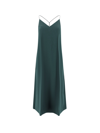 THE NINA STUDIO SILK LONG DRESS