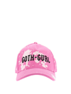 DSQUARED2 COTTON HAT WITH FRONTAL PRINT