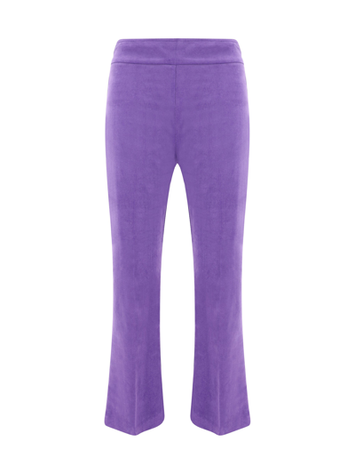 Avenue Montaigne Pants In Purple