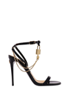 Dolce & Gabbana Women Patent Leather Heeled Sandals In Black
