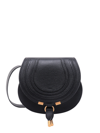 CHLOÉ MARCIE SMALL LEATHER SHOULDER BAG WITH LOGO ENGRAVING