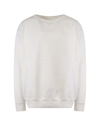 MAISON MARGIELA COTTON SWEATSHIRT WITH EMBROIDERED LOGO ON THE FRONT