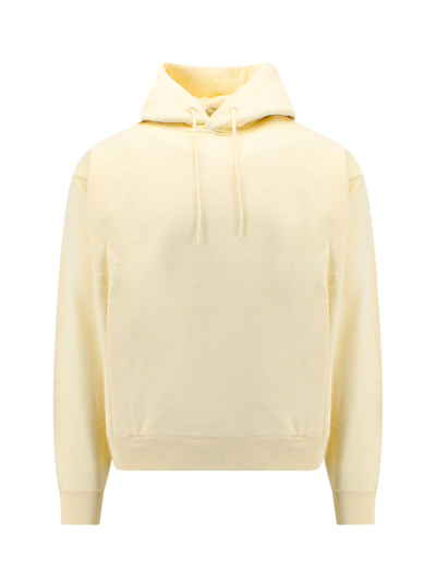 MARTINE ROSE COTTON SWEATSHIRT WITH EMBROIDERED LOGO ON THE FRONT