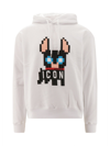 DSQUARED2 COTTON SWEATSHIRT WITH FRONTAL CIRO PRINT