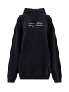 VETEMENTS COTTON BLEND SWEATSHIRT WITH EMBROIDERED 4 SEASONS LOGO