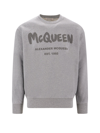 ALEXANDER MCQUEEN COTTON SWEATSHIRT WITH MCQUEEN GRAFFITI LOGO