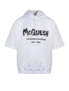 ALEXANDER MCQUEEN GRAFFITI ACQUERELLO COTTON SWEATSHIRT