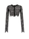 Dolce & Gabbana Dolce&gabbana | Short Black Lace Top