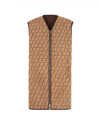 FENDI TEDDY FABRIC VEST WITH FF MOTIF